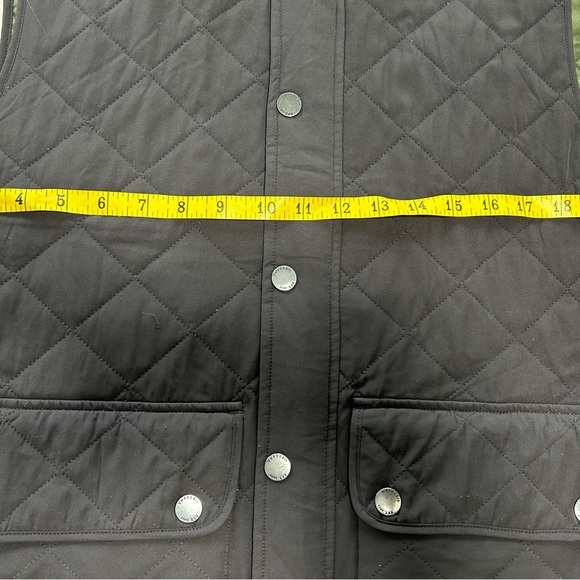 UNTUCKit Woodcrest Vest Quilted Full Zip Snap Button Black Men's Size S, Reg Fit - Picture 4 of 10